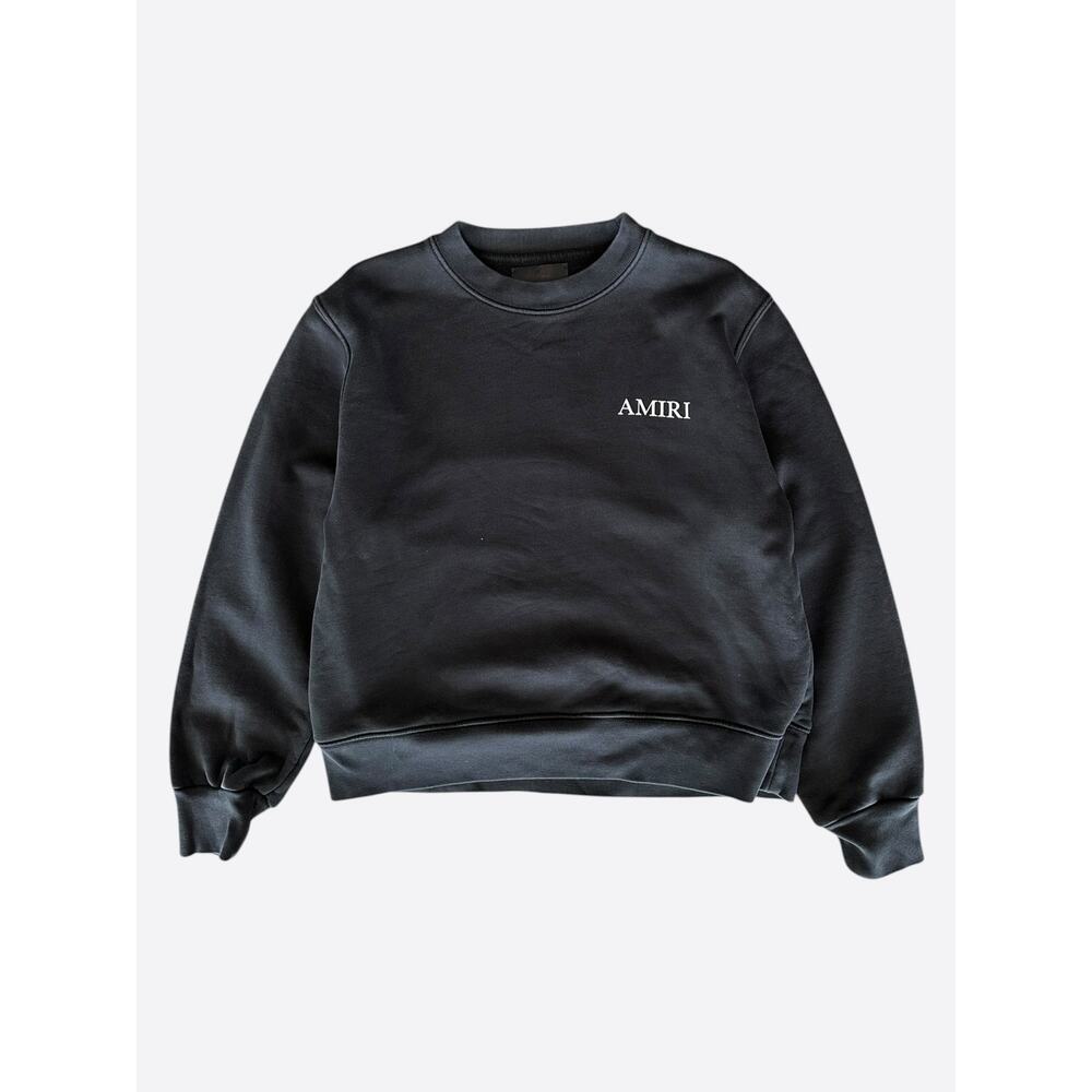 Amiri Black & White Logo Sweater